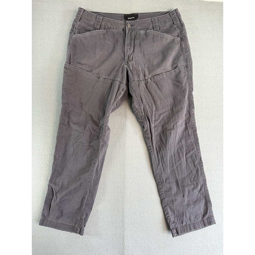 Vertx Pants Mens 38x30 Gray Relaxed Fit Canvas Cargo Workwear Tactical Outdoor